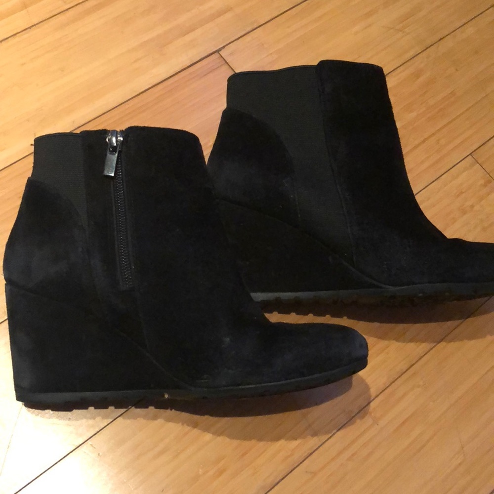 Clarks Black Booties